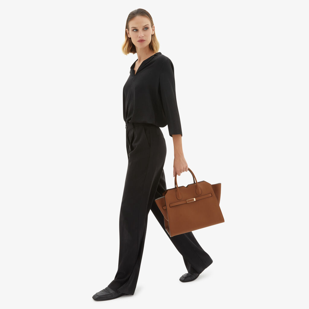 Valextra Borsa a due manici da Donna di Lusso Marrone | Valextra Novità