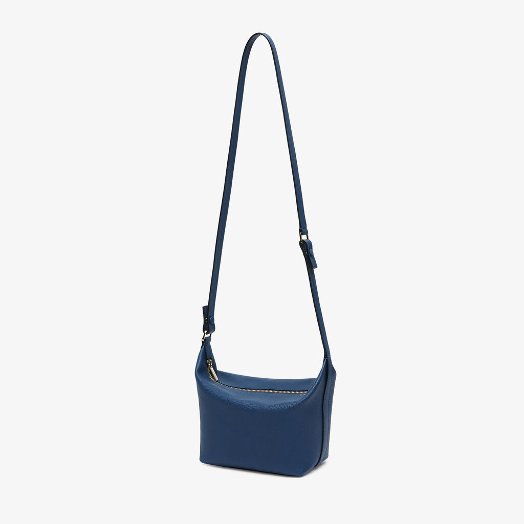 Valextra Portafoglio grande di Lusso in Pelle Blu Zaffiro | Valextra Saldi
