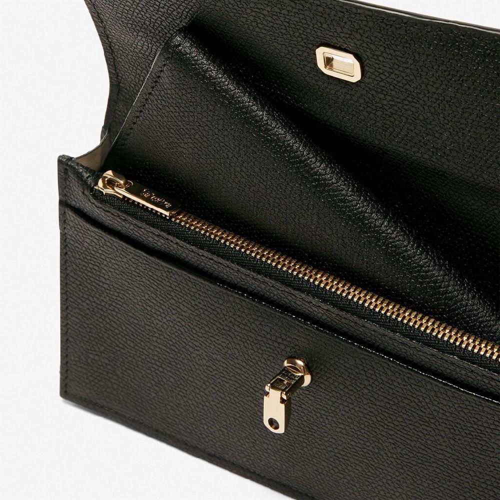 Valextra Portafoglio grande in Pelle Nera | Valextra Brera Offerte