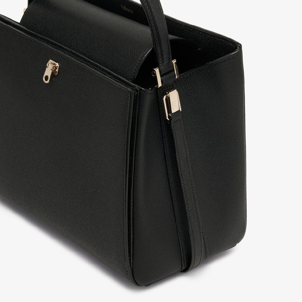 Valextra Borsa a mano da Donna in Pelle Nera | Valextra Brera Saldi Di Fabbrica