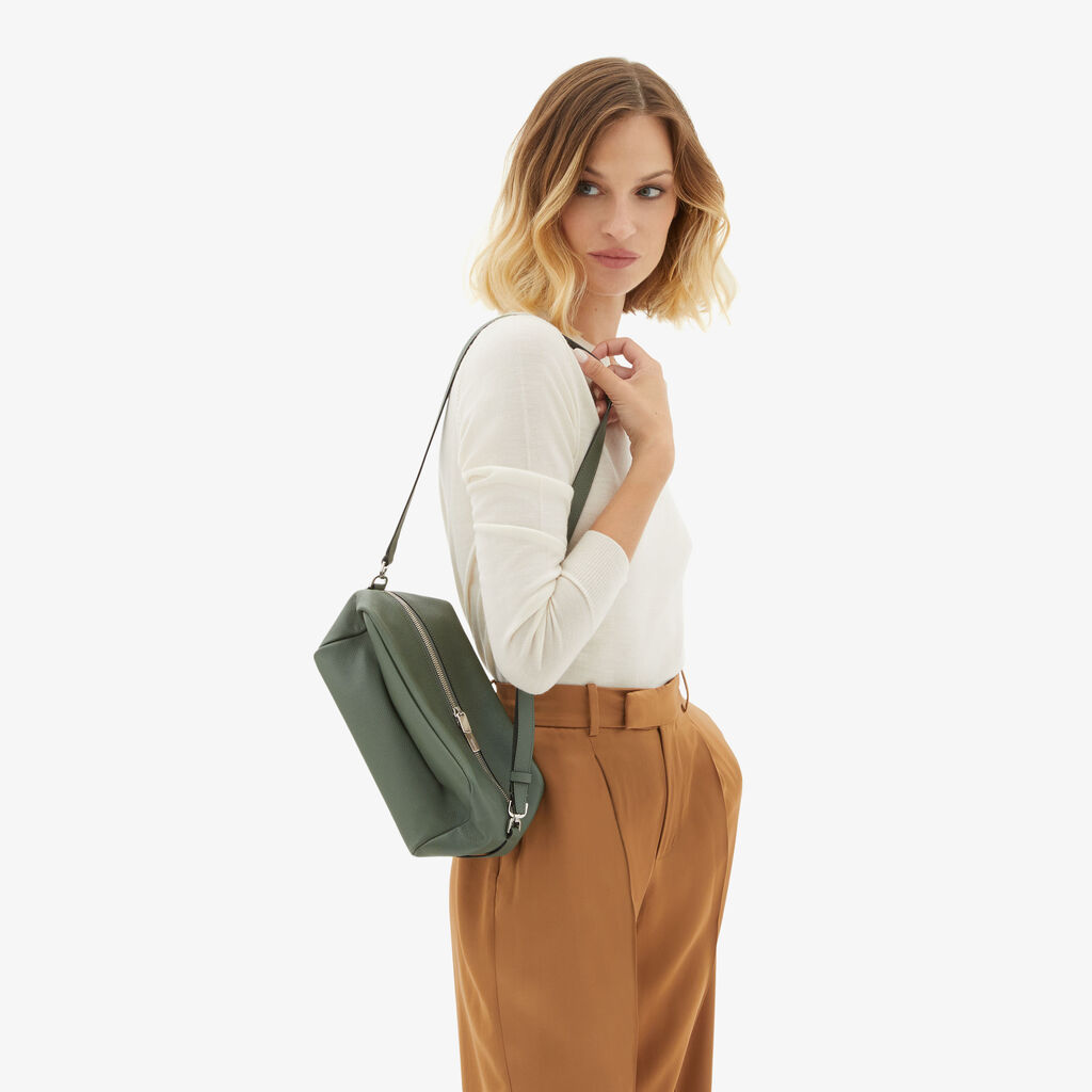 Valextra Borsa Origami da Donna in Pelle Verde di Lusso | Valextra In Linea