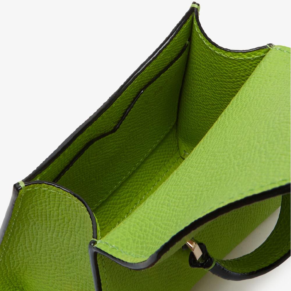 Valextra Borsa Cintura da Donna in Pelle Verde | Valextra Iside Sconto