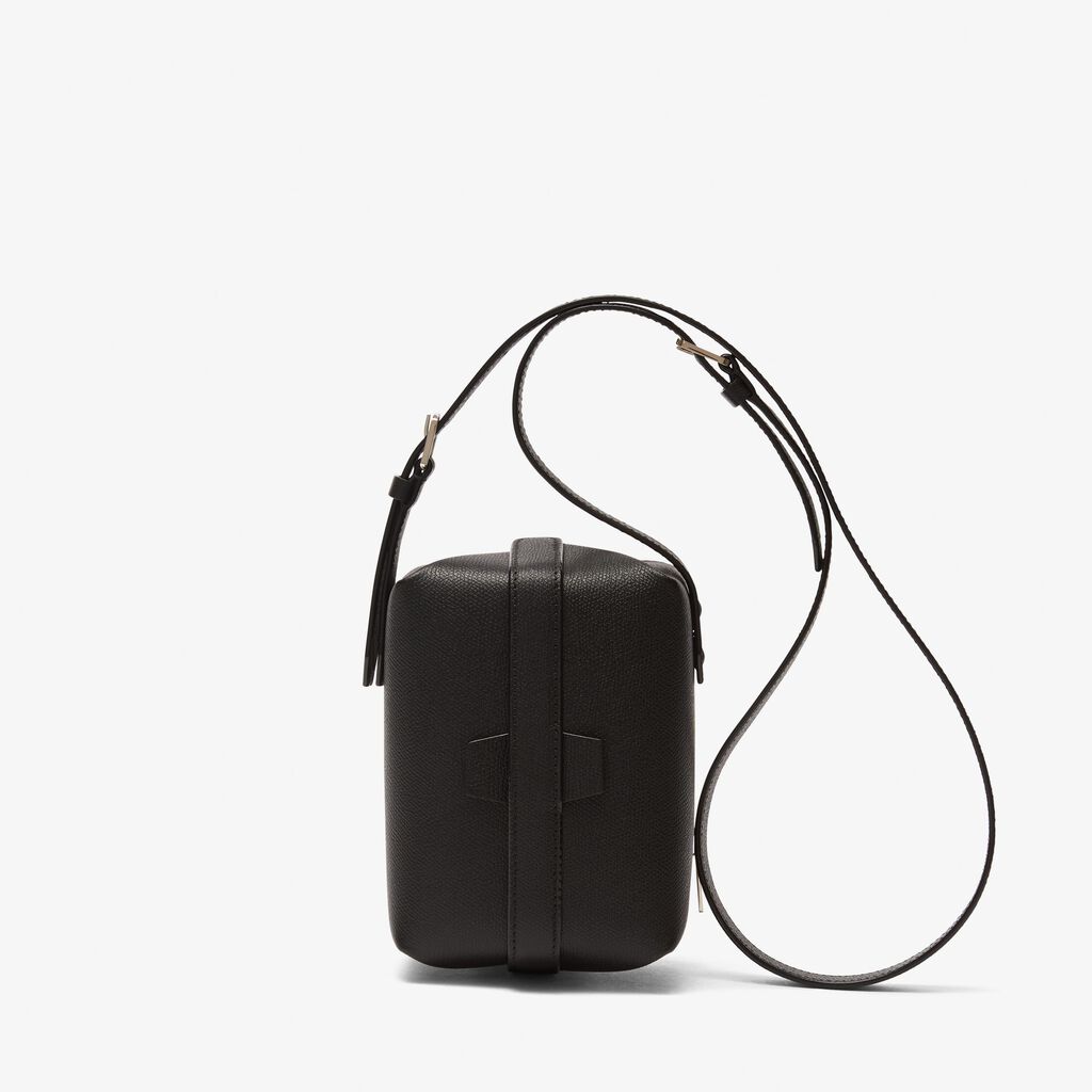Valextra Borsa a tracolla Mini in Pelle Nera | Valextra Tric Trac Economico