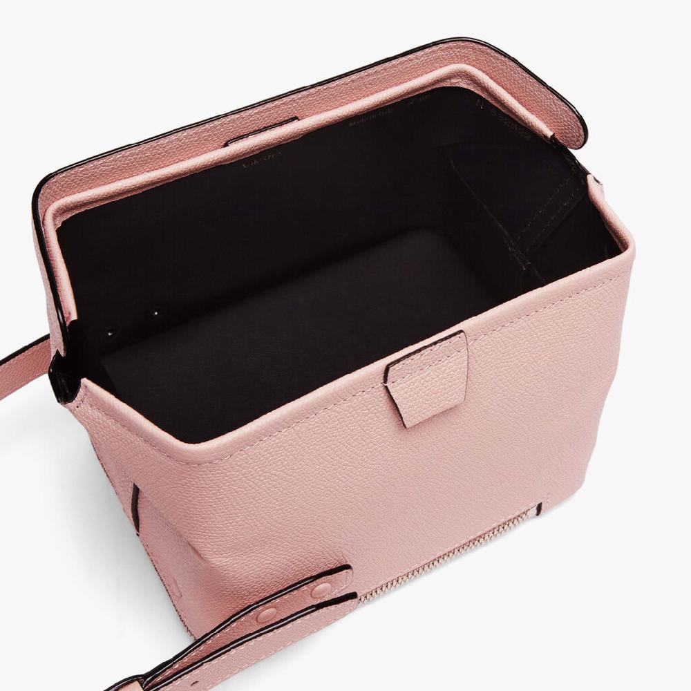 Valextra Borsa a tracolla Mini in Pelle Rosa | Valextra Tric Trac Online