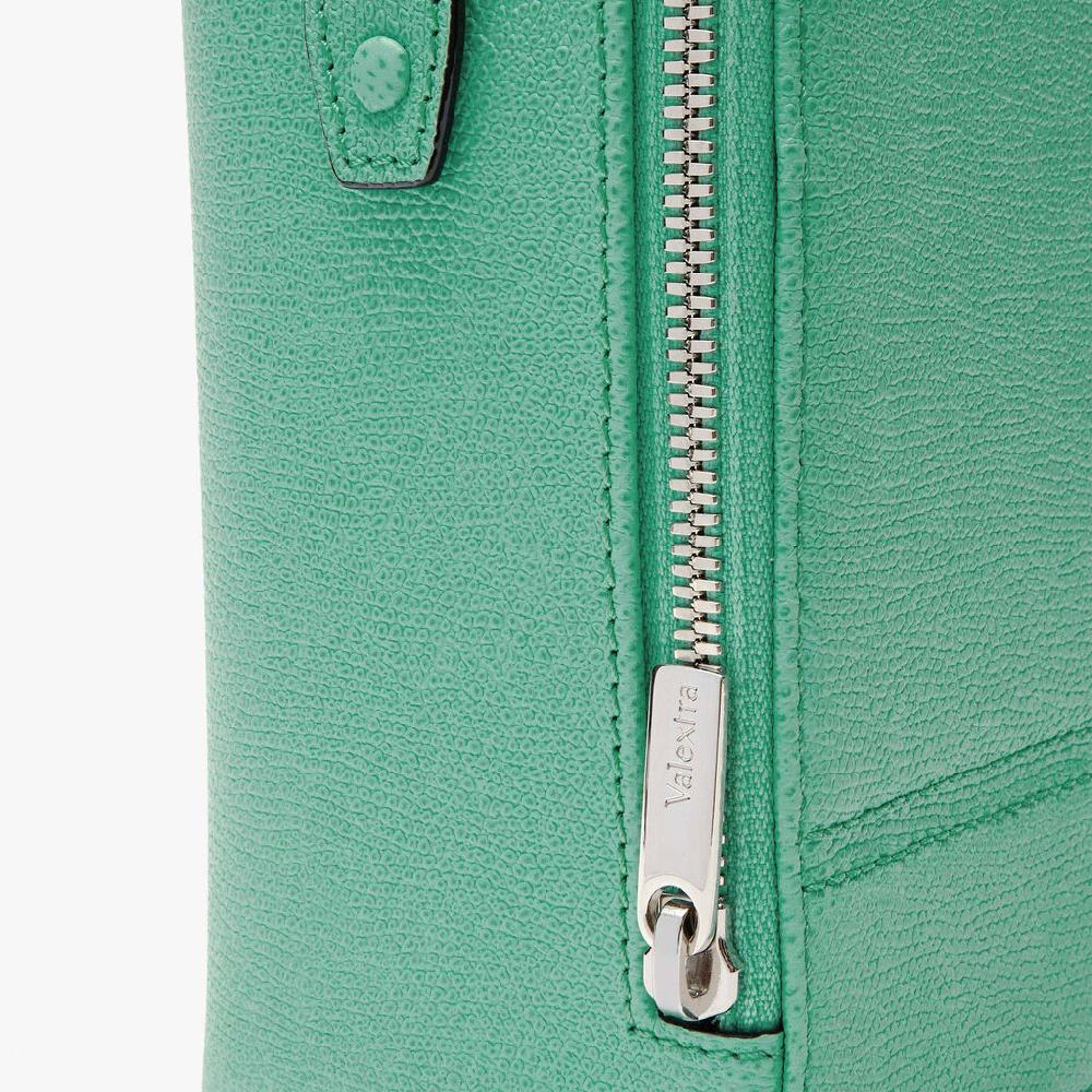 Valextra Borsetta a tracolla Mini in Pelle Verde | Valextra Tric Trac Outlet