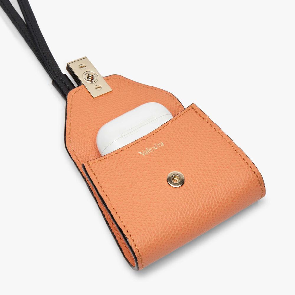 Valextra Charm per borsa da Donna in Pelle Arancione | Valextra Iside Presa
