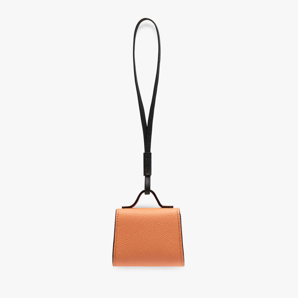 Valextra Charm per borsa da Donna in Pelle Arancione | Valextra Iside Presa