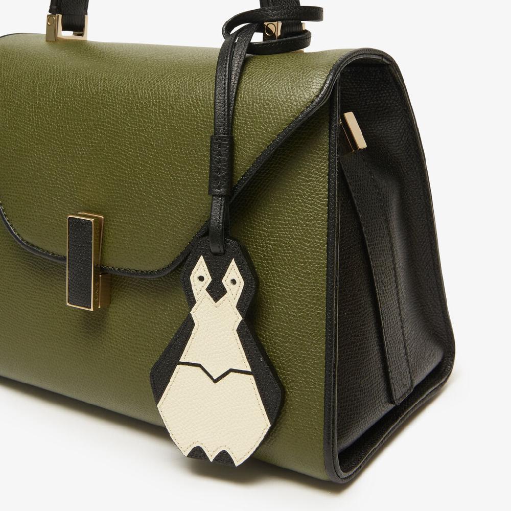 Valextra Charm per borsa Pinguino in Pelle Bianca e Nera | Valextra Economico