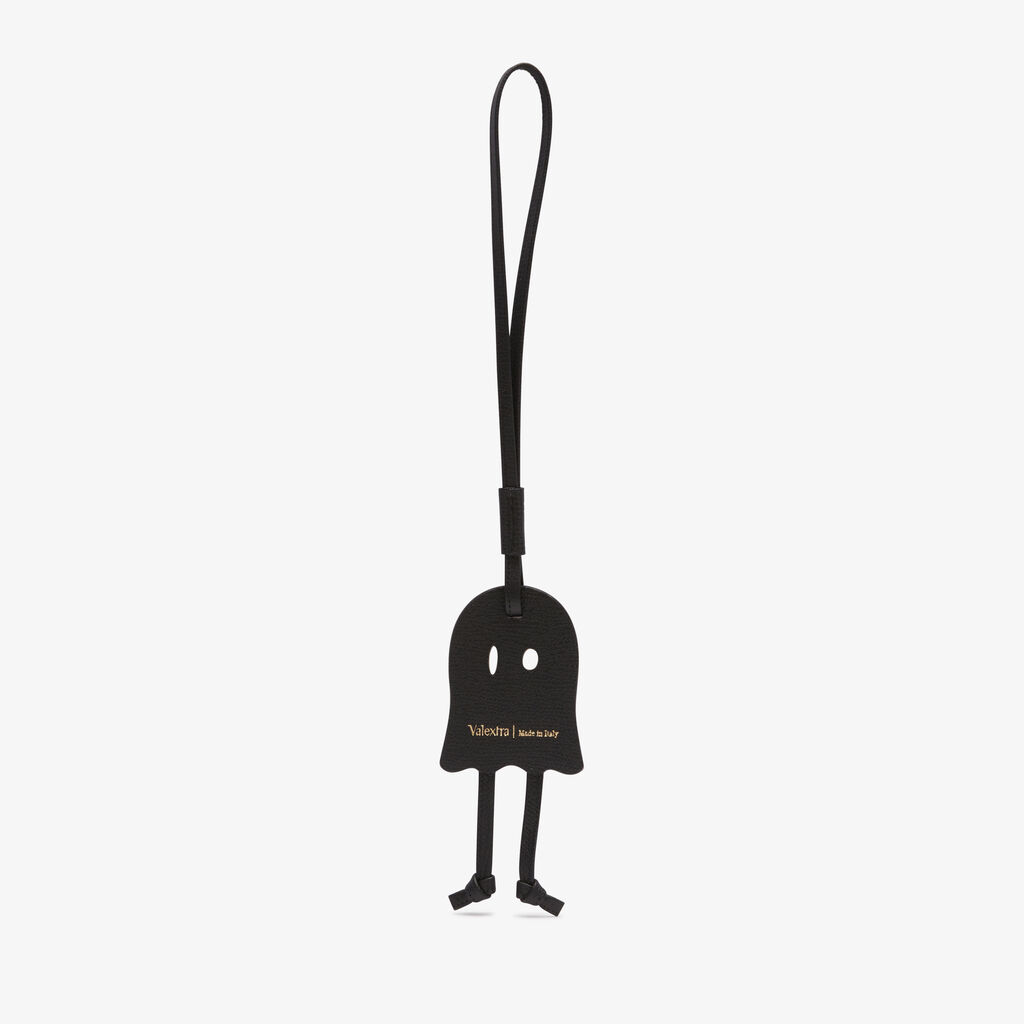 Valextra Charm per borsa fantasma in Pelle Bianca e Nera | Valextra Outlet
