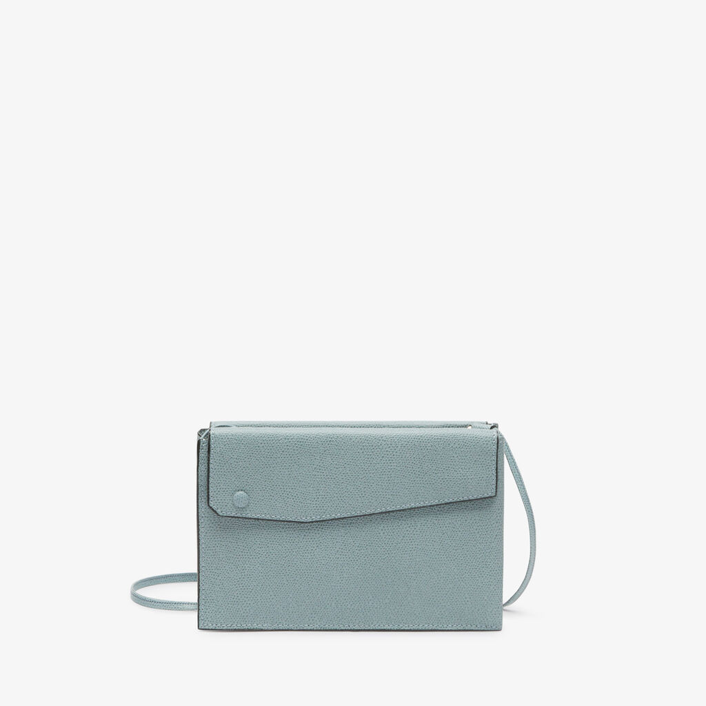 Valextra Borsetta piccola Mini in Pelle Blu | Valextra Pocket