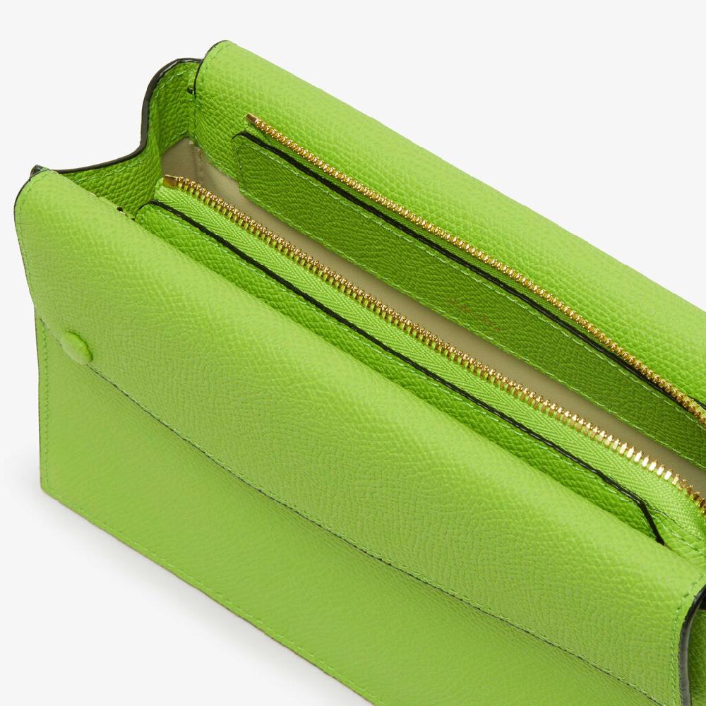 Valextra Borsa a tracolla da Donna in Pelle Verde | Valextra Pocket Offerta