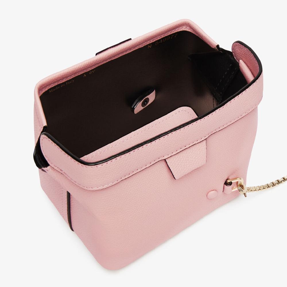 Valextra Borsetta da viaggio in Pelle Rosa | Valextra Tric Trac Economico