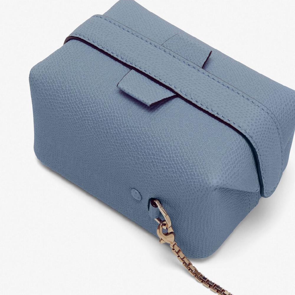 Valextra Borsa da viaggio in Pelle Azzurra | Valextra Tric Trac In Vendita