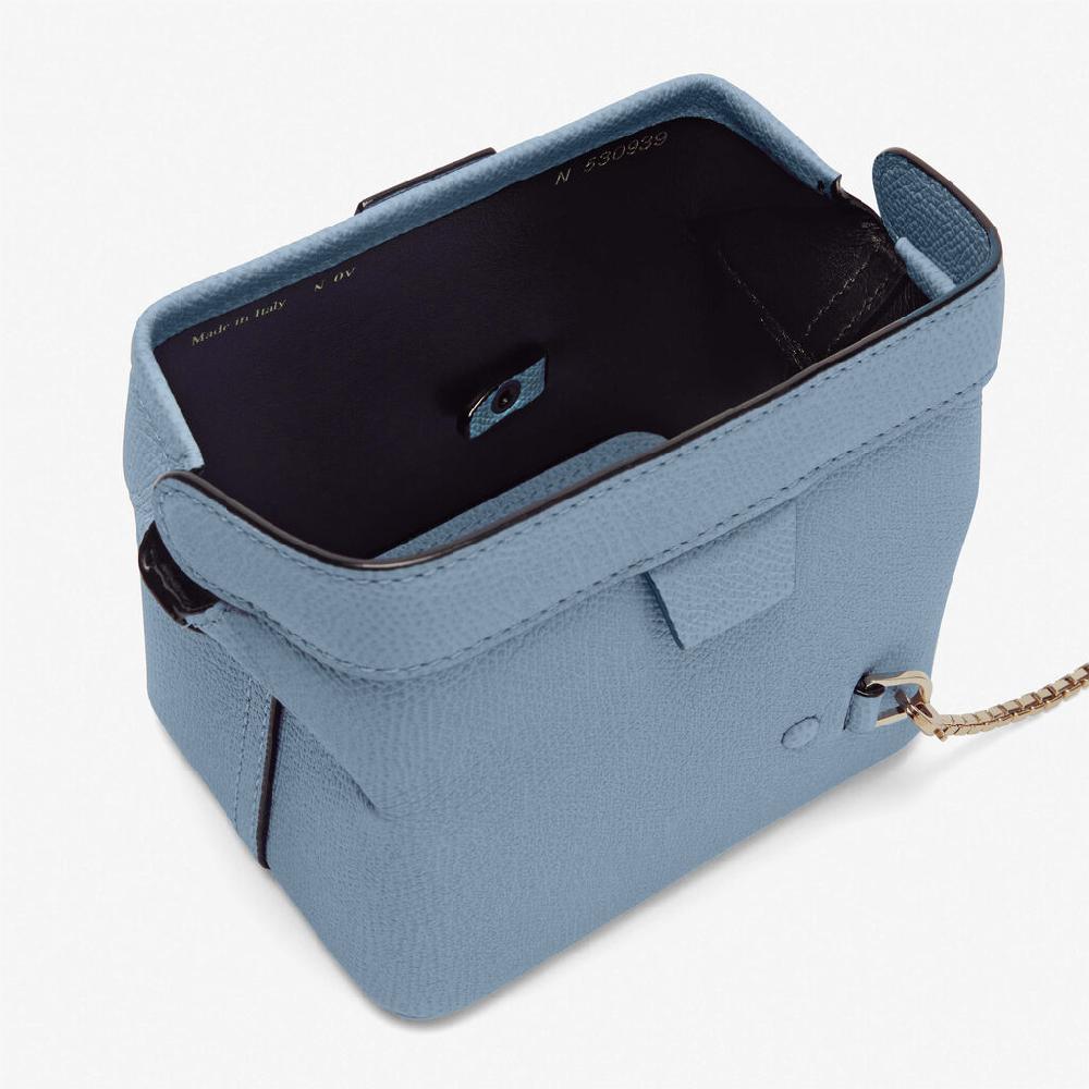 Valextra Borsa da viaggio in Pelle Azzurra | Valextra Tric Trac In Vendita