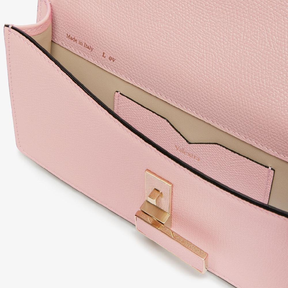 Valextra Borsetta clutch compatta in Pelle Rosa | Valextra Iside Saldi