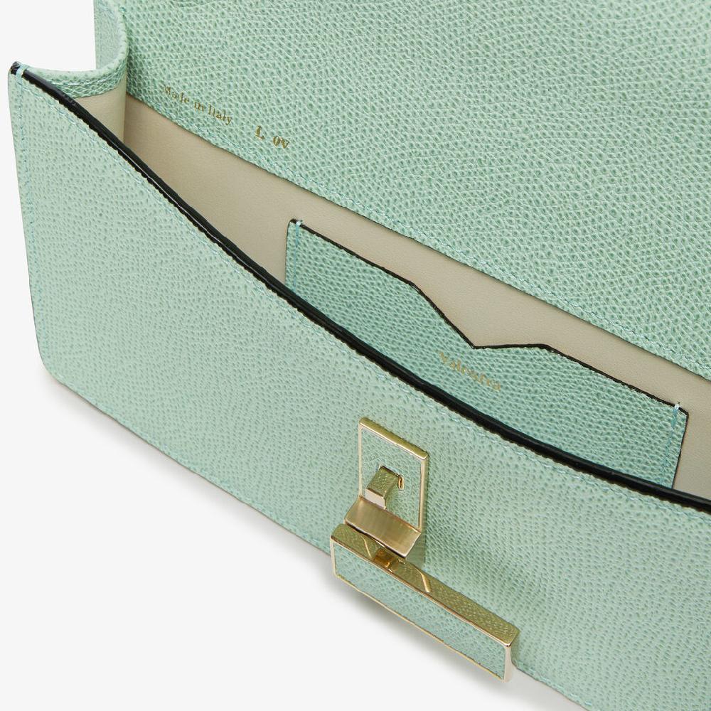 Valextra Borsetta clutch in Pelle con tracolla dorata | Valextra Iside Hotsell