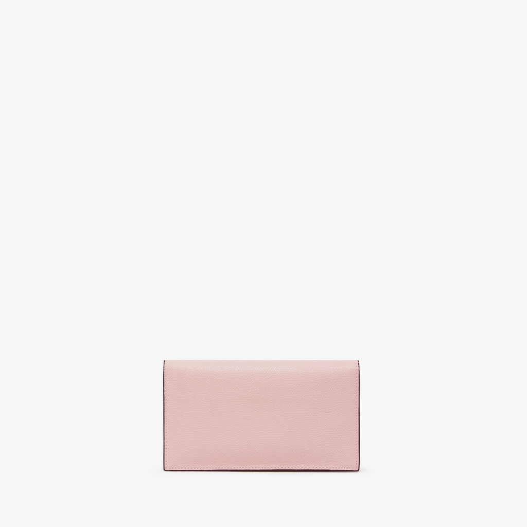 Valextra Portafoglio versatile grande in Pelle Rosa | Valextra Brera Saldi Di Fabbrica