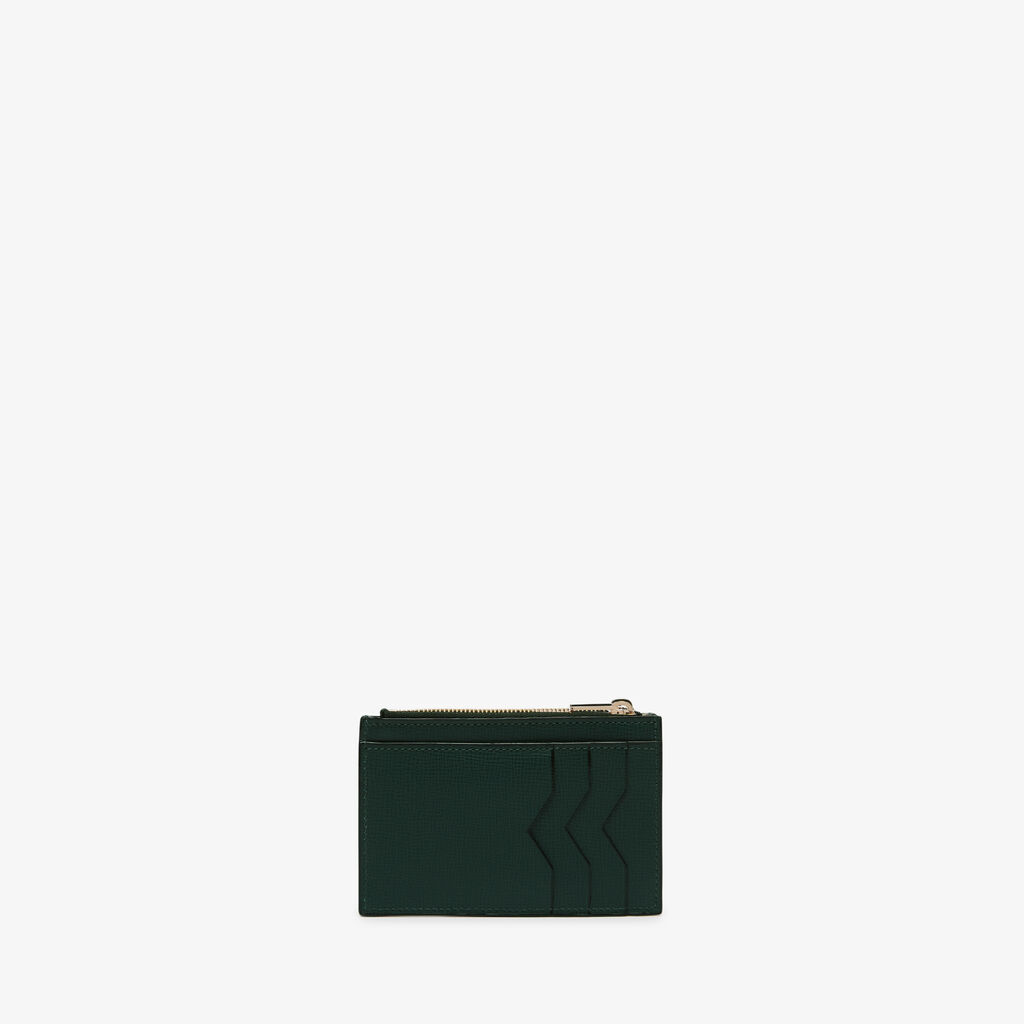 Valextra Portamonete da Donna in Pelle Verde di Lusso | Valextra