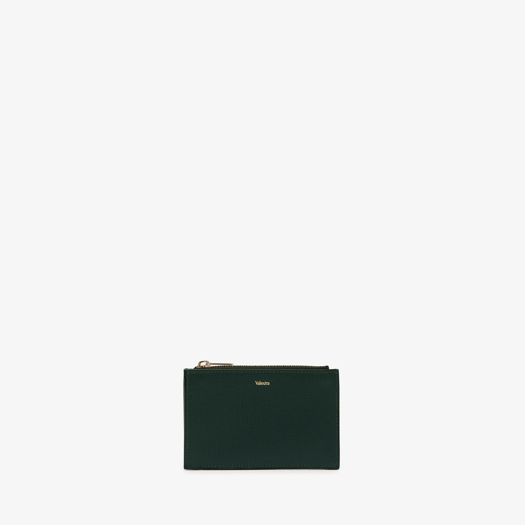 Valextra Portamonete da Donna in Pelle Verde di Lusso | Valextra Qualità
