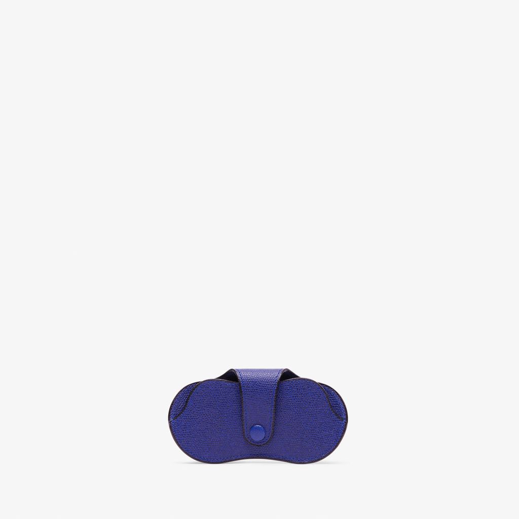 Valextra Custodia occhiali morbida in Pelle Blu | Valextra