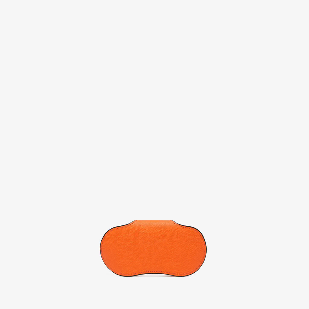 Valextra Custodia occhiali in Pelle Arancione | Valextra piccola pelletteria Spedizione Gratuita