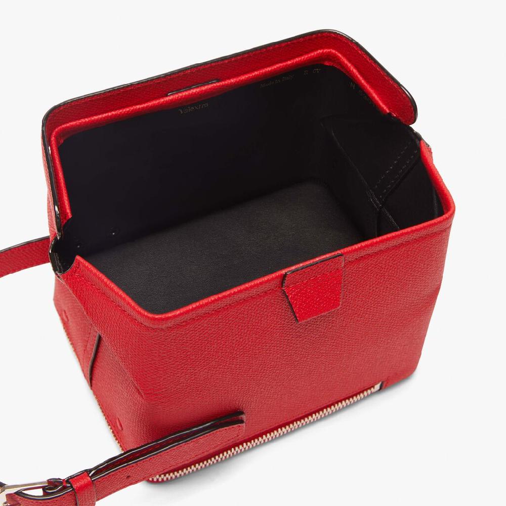 Valextra Borsa a tracolla piccola in Pelle Rossa | Valextra Tric Trac Fino Al -60%