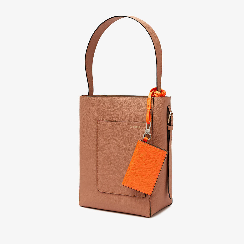 Valextra Porta carte con laccio da Donna in Pelle Arancione | Valextra Shopping Online