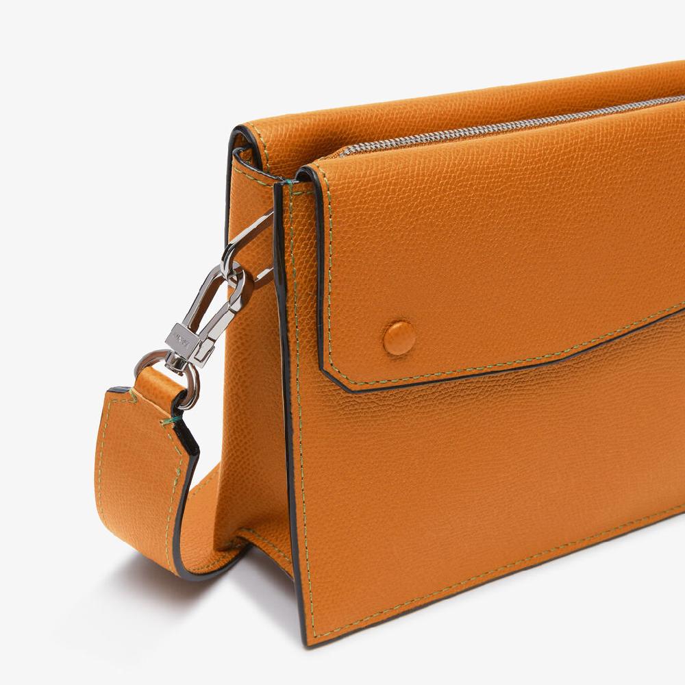 Valextra Borsa marsupio da Uomo in Pelle Marrone | Valextra Pocket Vendite Flash