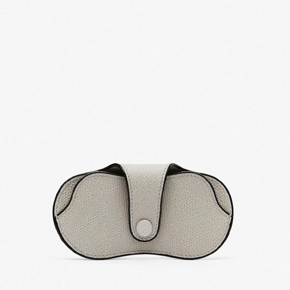Valextra Custodia occhiali morbida in Pelle Grigio chiaro | Valextra Moda