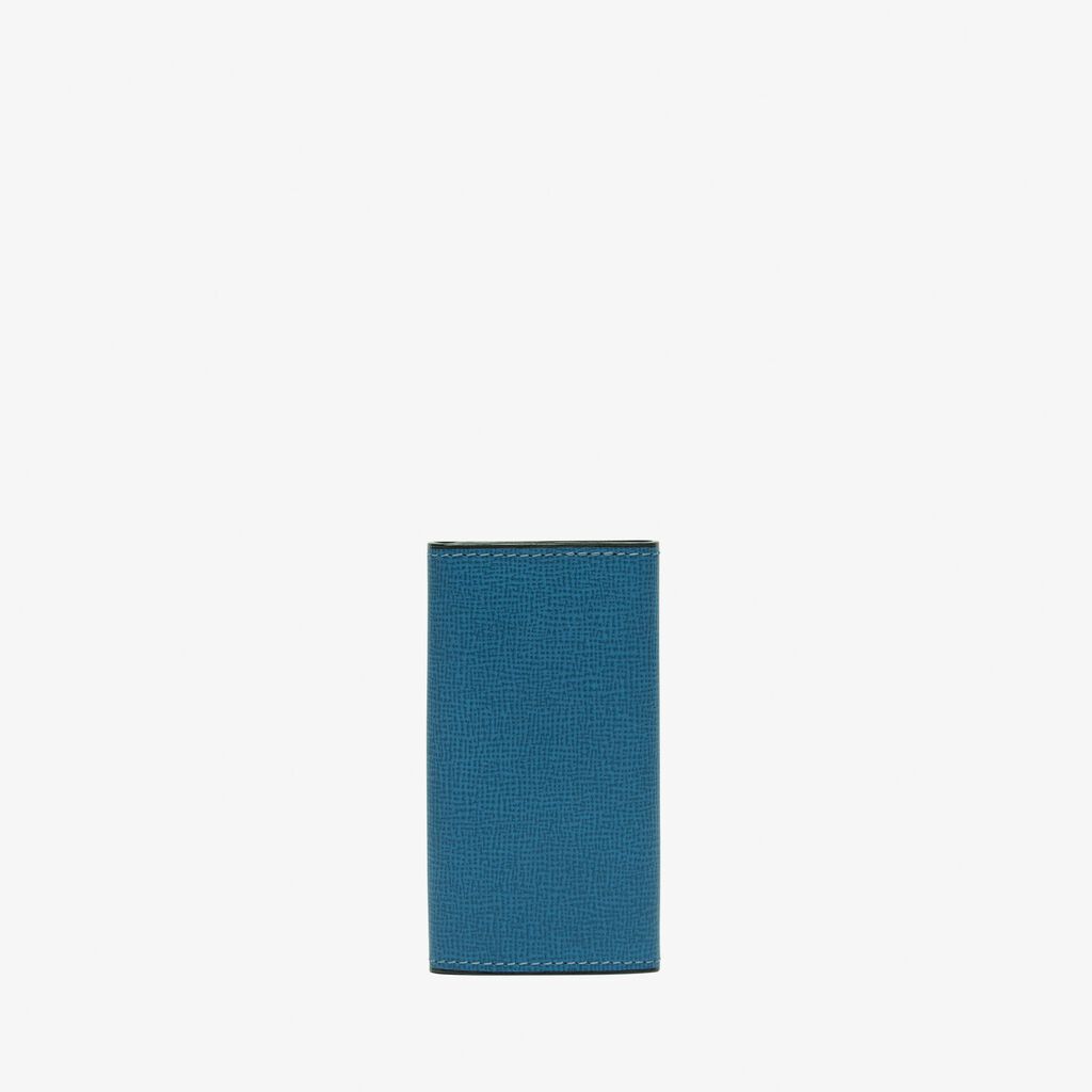 Valextra Portachiavi in Pelle Blu Cobalto | Valextra Vendita