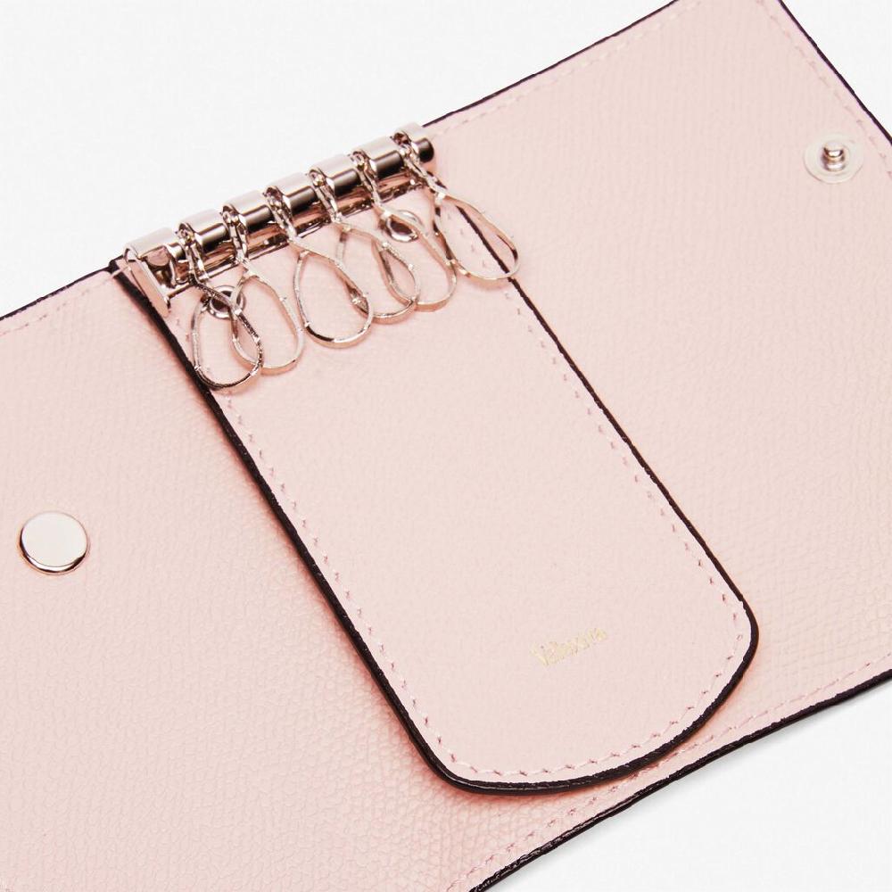 Valextra Portachiavi in Pelle Rosa | Valextra Vendite Flash