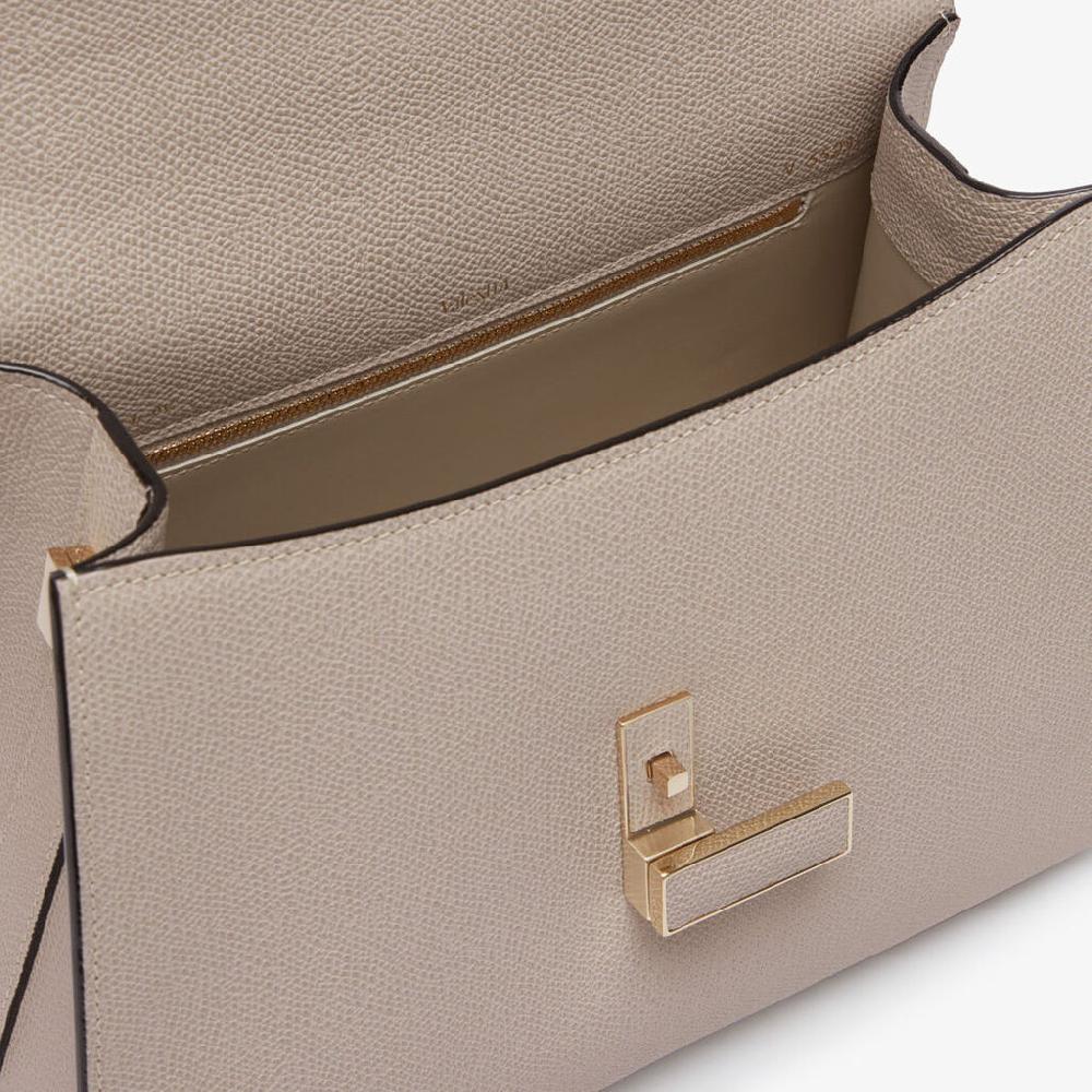 Valextra Borsa a mano da Donna in Pelle Rosa Nude | Valextra Iside Negozio