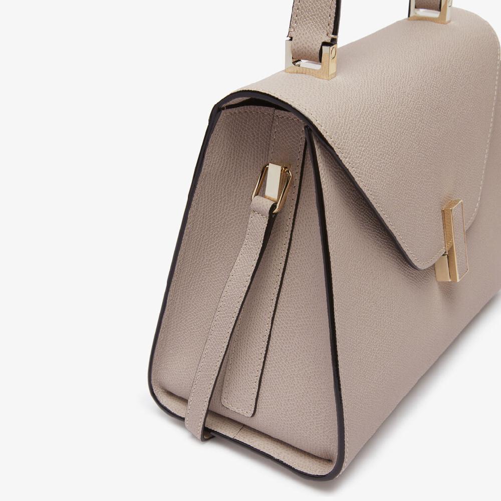 Valextra Borsa a mano da Donna in Pelle Rosa Nude | Valextra Iside Negozio