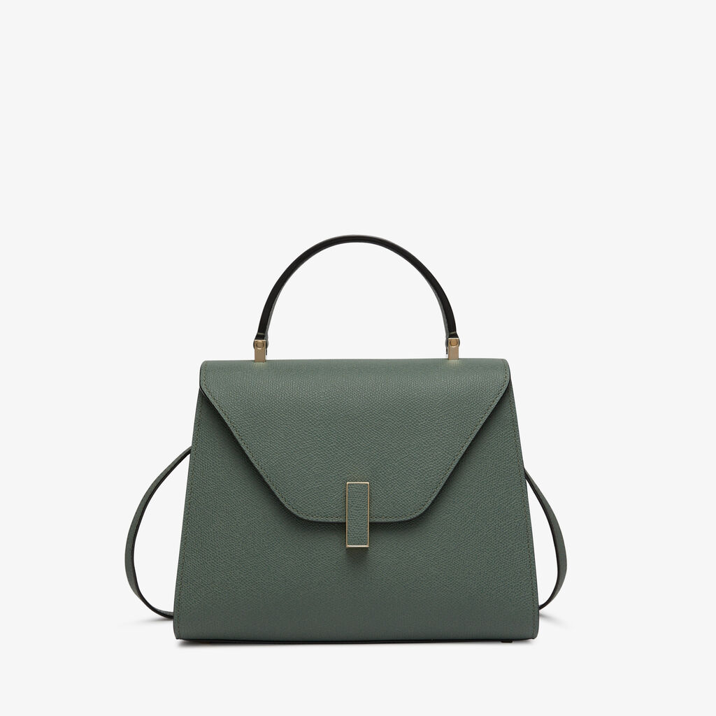Valextra Borsa a mano da Donna in Pelle Verde di Lusso | Valextra Iside