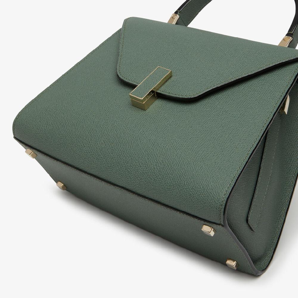 Valextra Borsa a mano da Donna in Pelle Verde di Lusso | Valextra Iside In Saldo