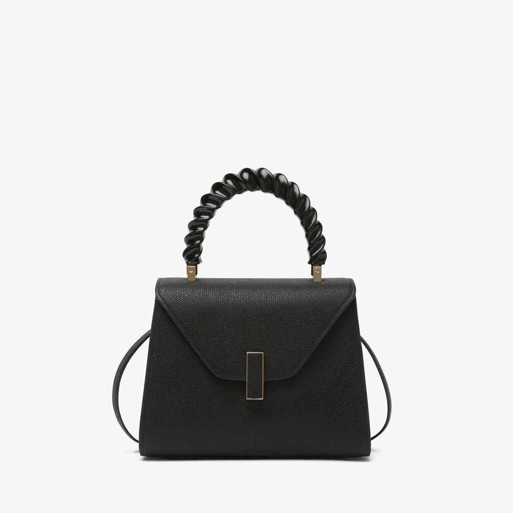 Valextra Borsa a mano da Donna Mini in Pelle rigida Nera | Valextra Iside