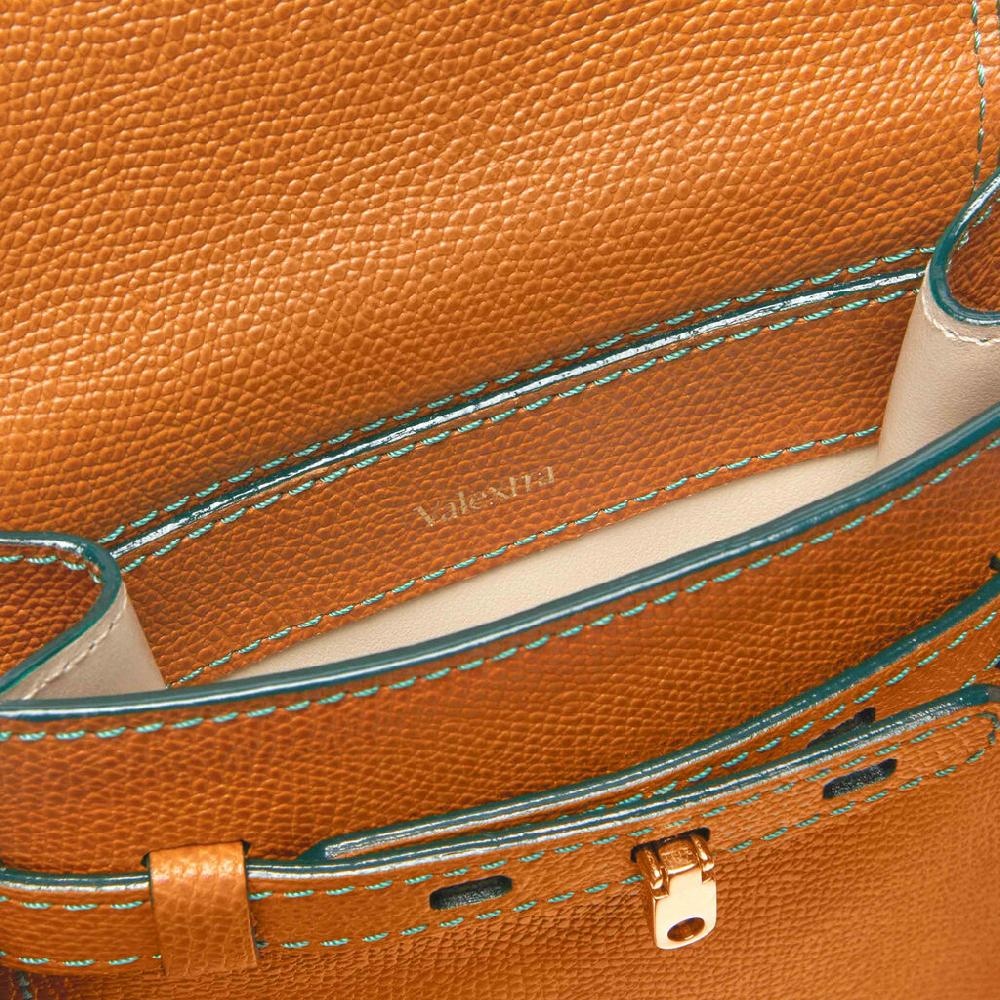 Valextra Borsa a tracolla Micro in Pelle Marrone | Valextra Brera Economico