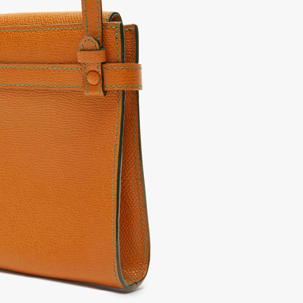 Valextra Borsa a tracolla Micro in Pelle Marrone | Valextra Brera Economico