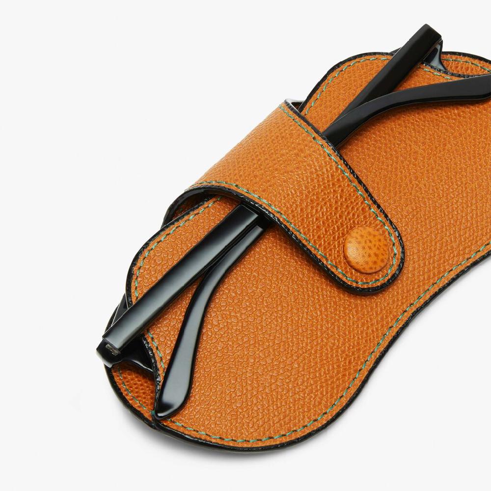Valextra Custodia occhiali in Pelle Marrone | Valextra Outlet