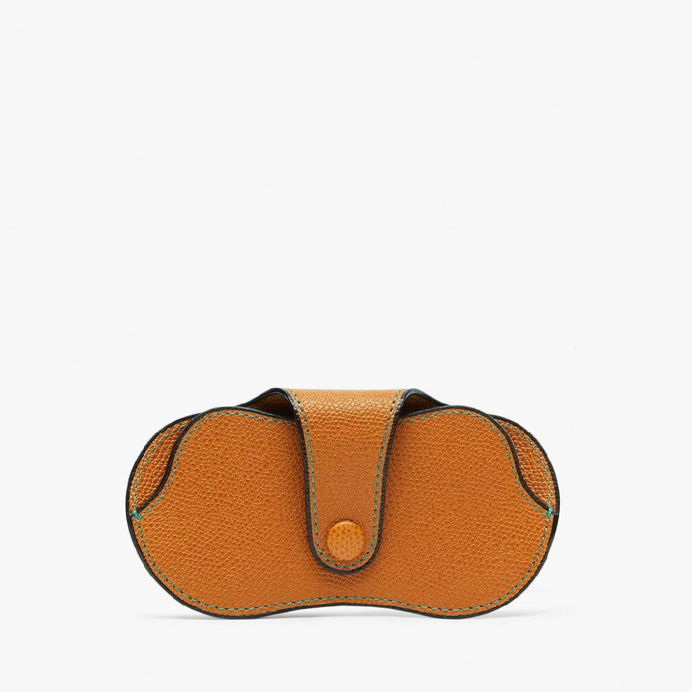 Valextra Custodia occhiali in Pelle Marrone | Valextra Outlet