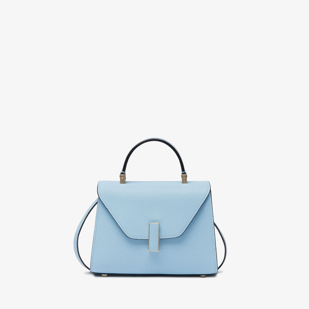 Valextra Borsa tracolla da Donna in Pelle rigida Blu | Valextra Iside