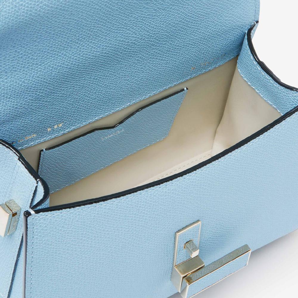 Valextra Borsa tracolla da Donna in Pelle rigida Blu | Valextra Iside Qualità
