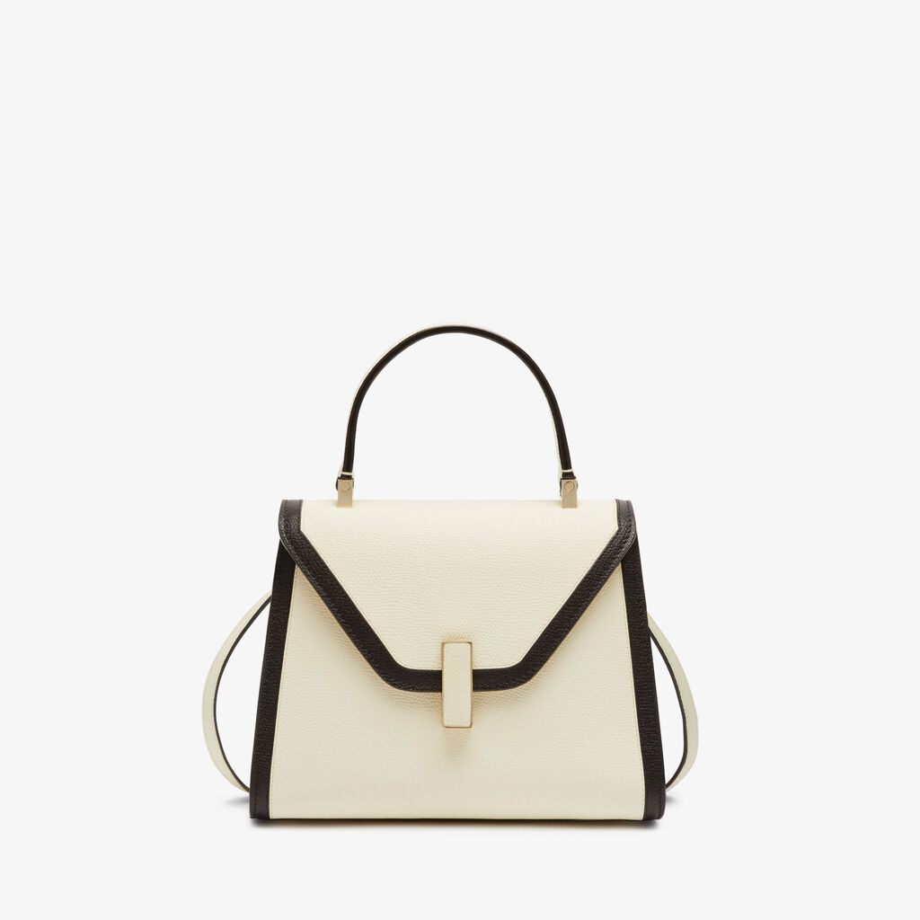 Valextra Borsa a mano Mini in Pelle Bianca | Valextra Iside