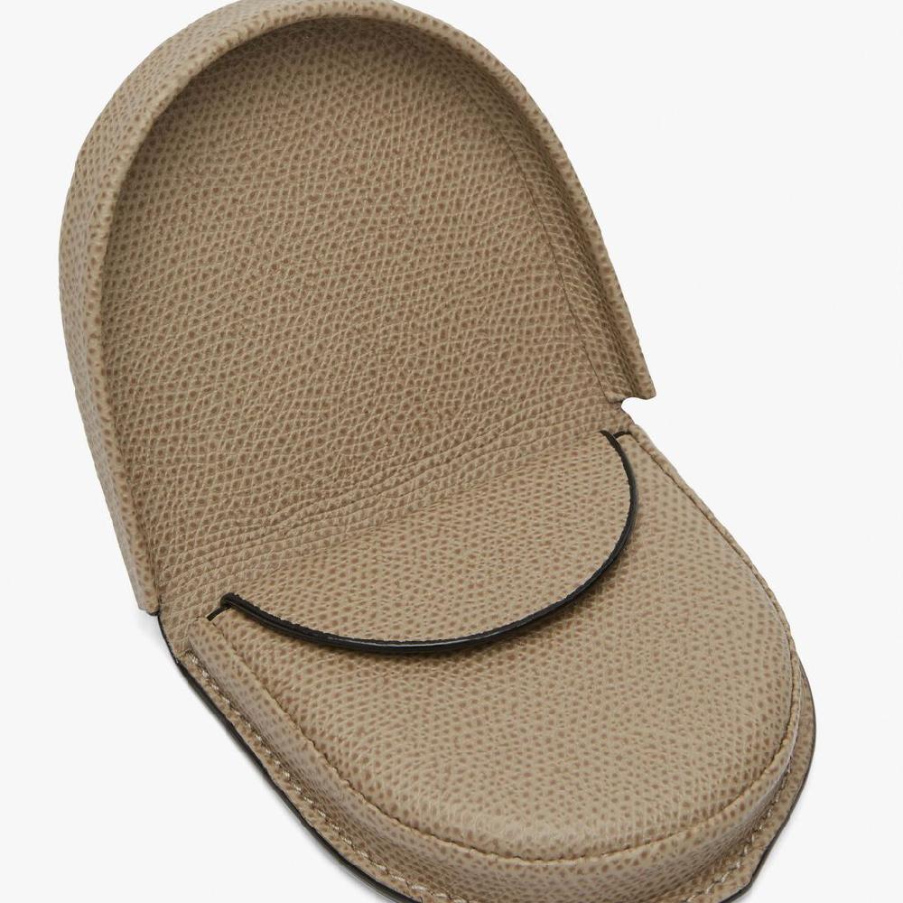 Valextra Portamonete in Pelle Marrone Tortora | Valextra Sottocosto