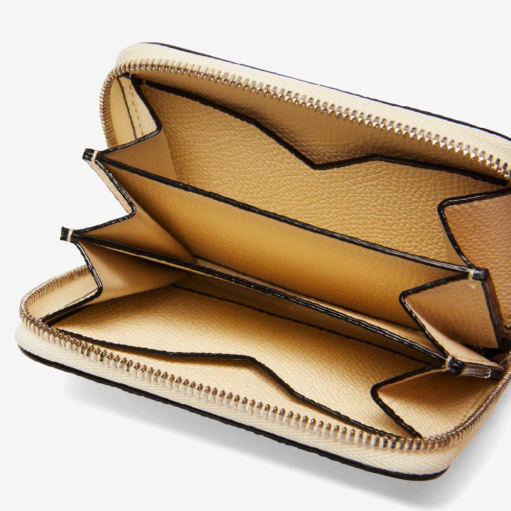 Valextra Portatessere in Pelle Bianca | Valextra Zip Around Economico