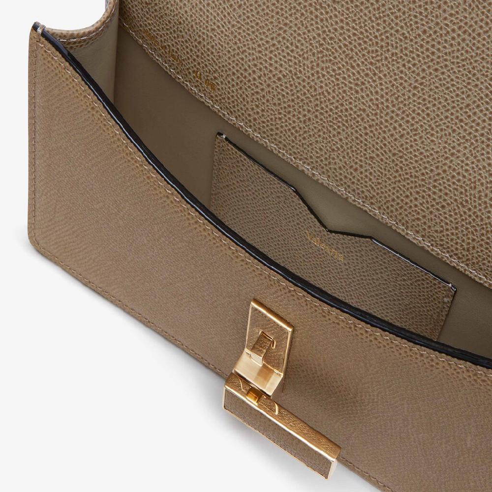 Valextra Clutch da Donna in Pelle Marrone di Lusso | Valextra Iside Saldi