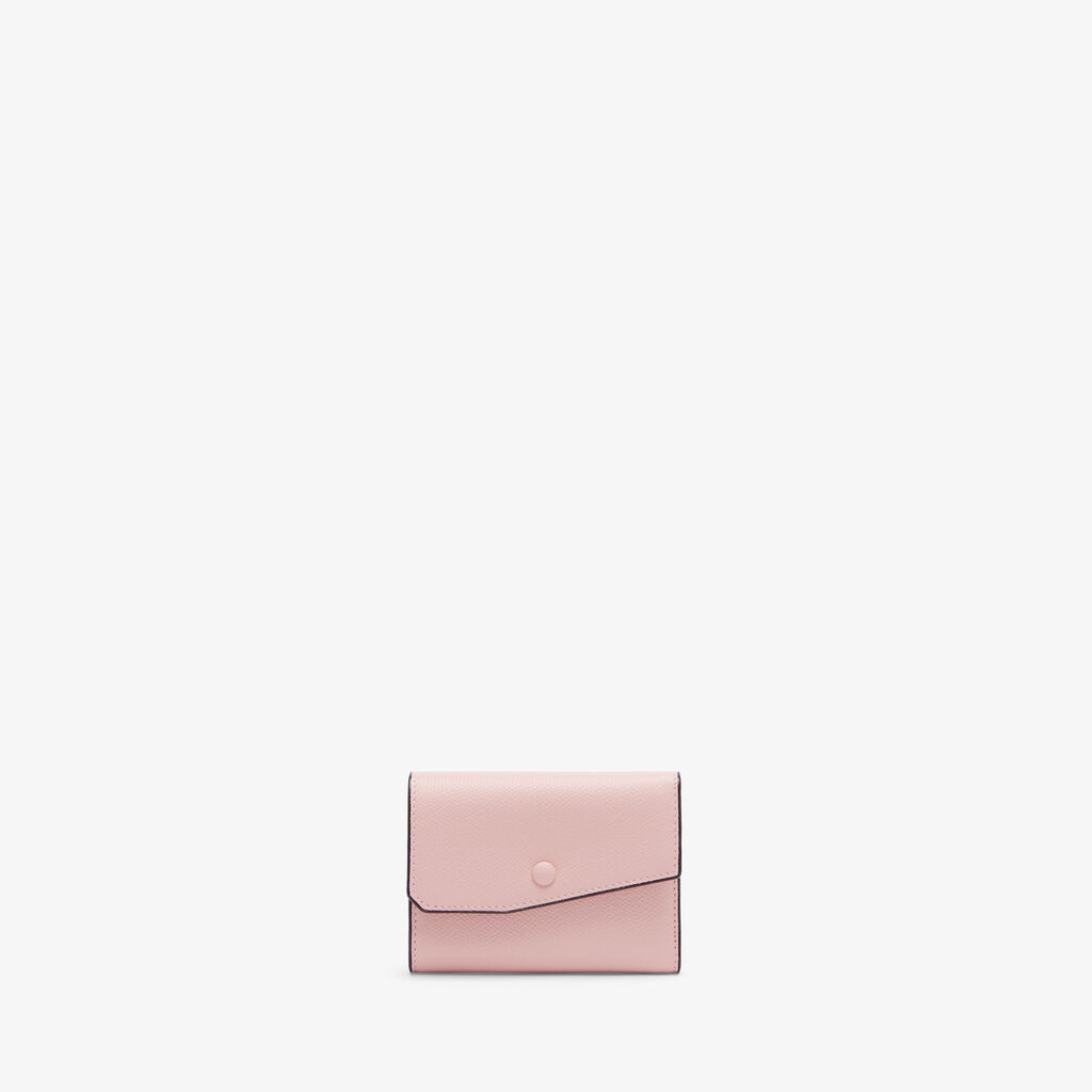 Valextra Portafoglio piccolo da Donna in Pelle Rosa | Valextra Pocket