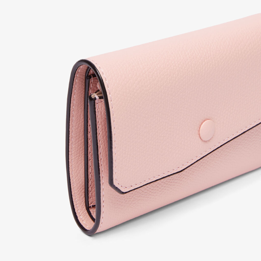Valextra Portafoglio piccolo da Donna in Pelle Rosa | Valextra Pocket Online
