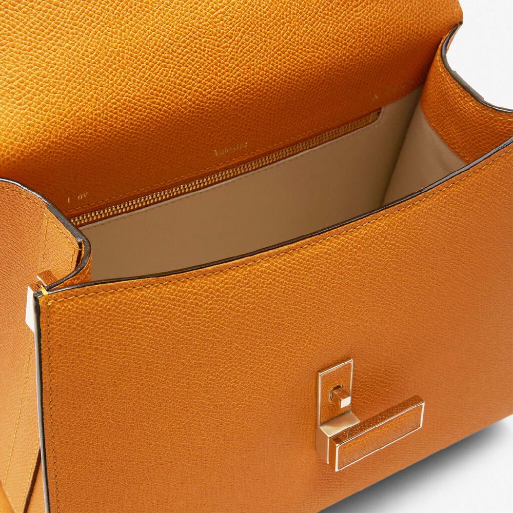 Valextra Borsetta a mano in Pelle Gialla con tracolla | Valextra Iside Vendite Flash