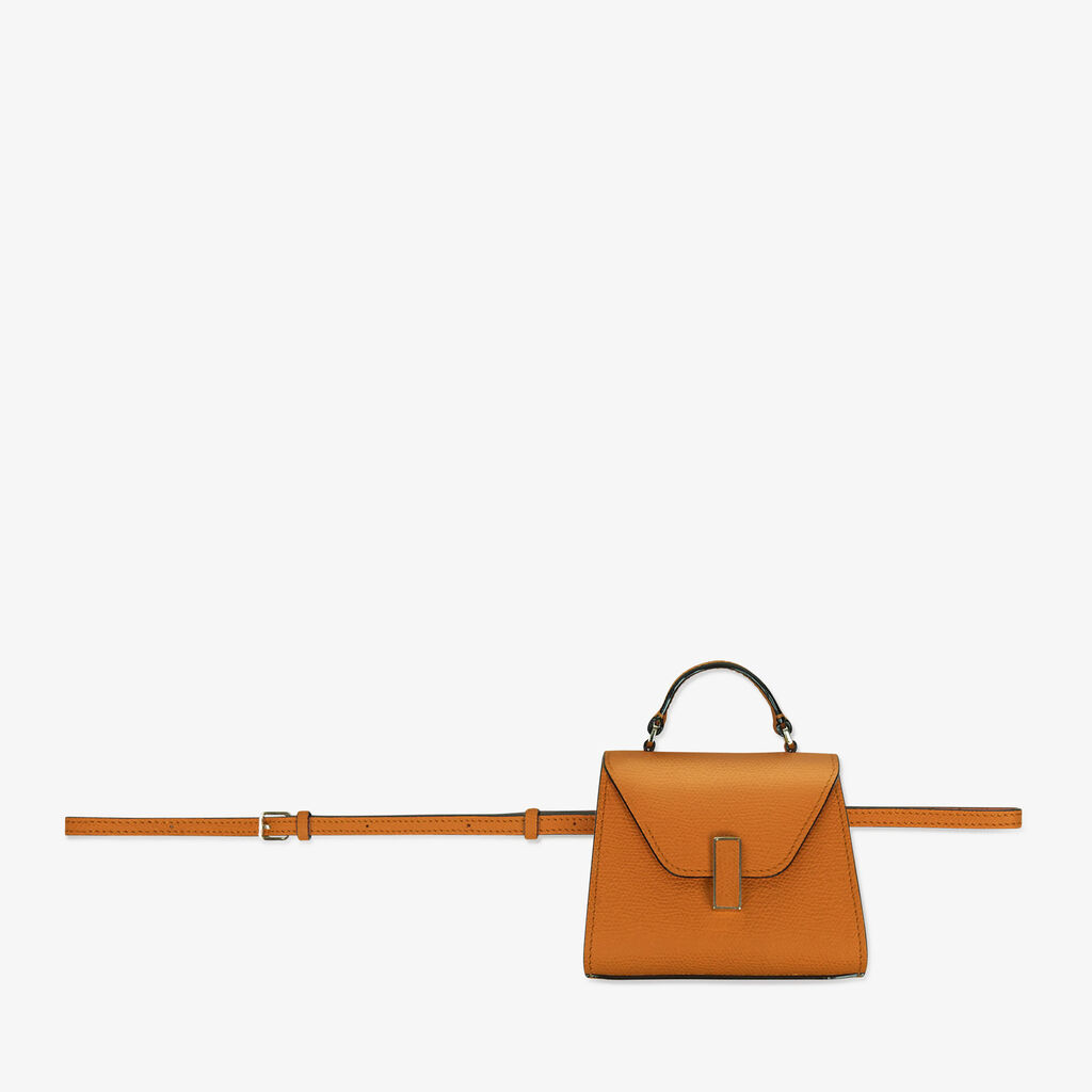 Valextra Borsa cintura in Pelle Marrone con tracolla | Valextra Iside